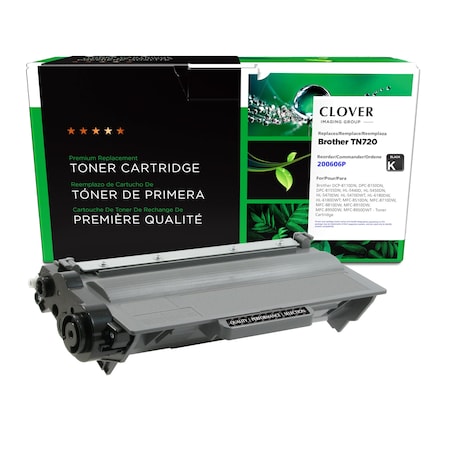 Cig Clover Imaging Remanufactured Toner Cartridge for Brother TN720 200606P